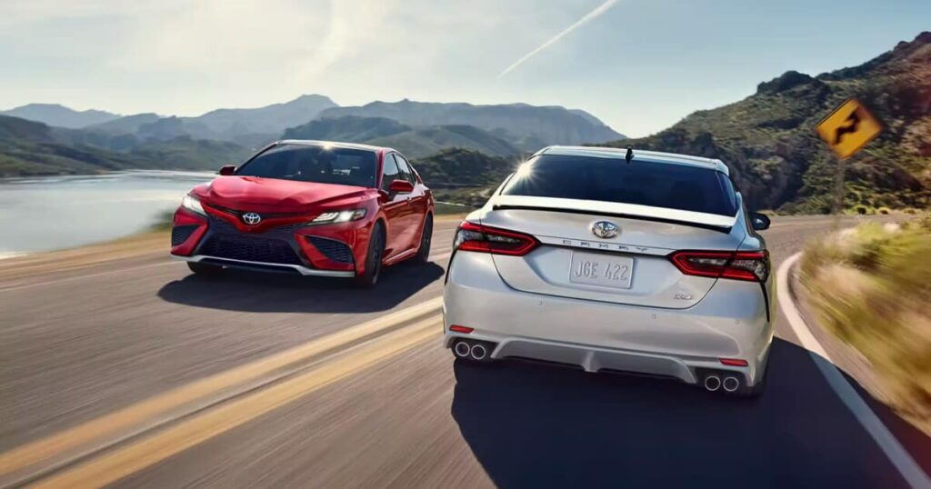 2023 Toyota Camry Prices in USD Reviews Pictures Red and Silver Color