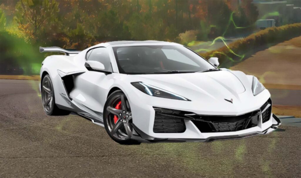 2024 Chevrolet Corvette Stingray Z06 Price in US Specs and Feature White Color@1.25x